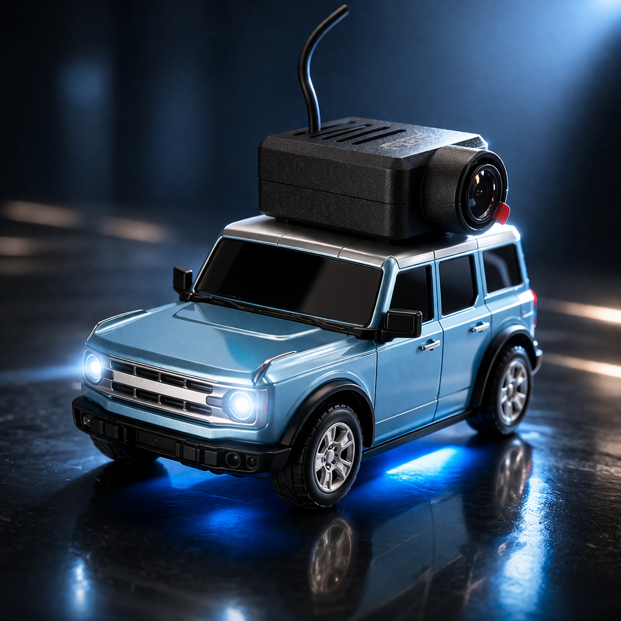 Mini Voiture FPV avec Caméra HD et LED