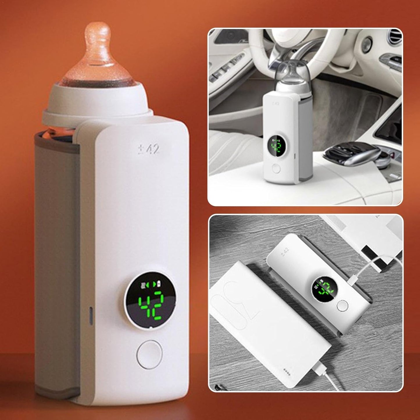 Chauffe-biberon rechargeable | Dropa'Bib™