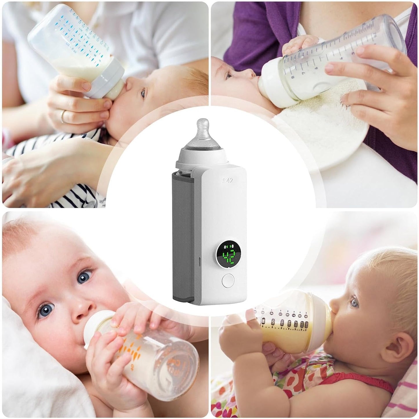 Chauffe-biberon rechargeable | Dropa'Bib™